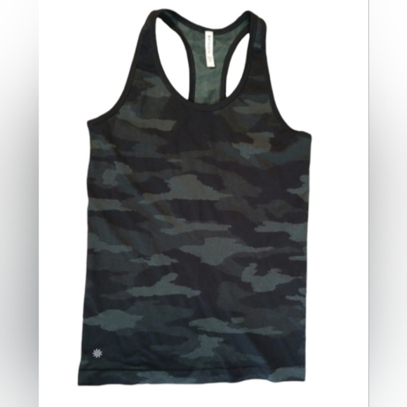 Athleta Racerback Shirt  Athletic Camouflage - Picture 1 of 7